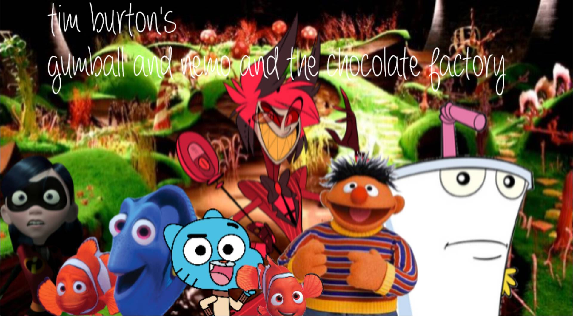 Choc Nemo Gumball and nemo and the chocolate factory by brad090904 on DeviantArt