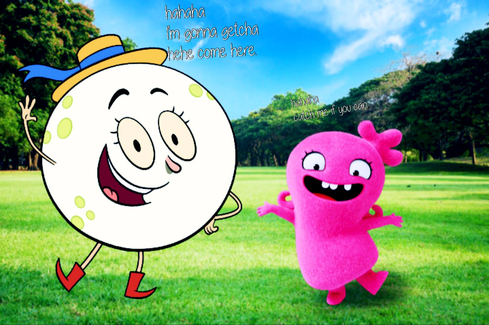 Luna and moxy playing together by brad090904 on DeviantArt