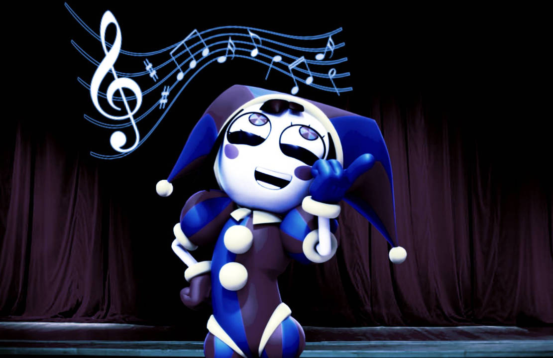Pomni is singing in the opera by brad090904 on DeviantArt