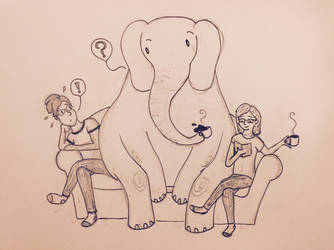 I Welcome the Elephant in the Room (Sketch)