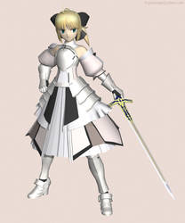 Saber Lily 3D