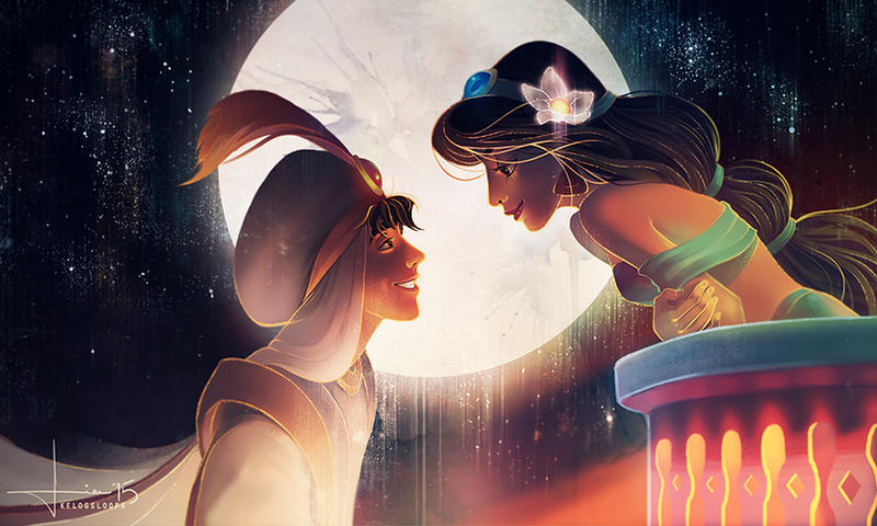 Aladdin: A Whole New World by kelogsloops