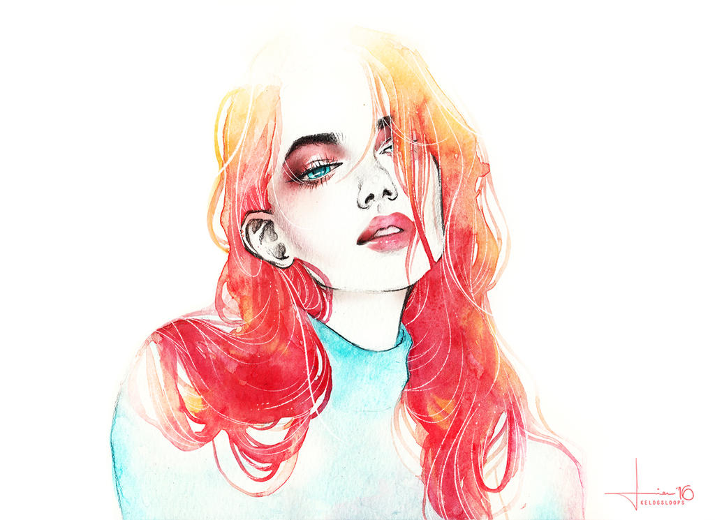 Coral Rose by kelogsloops