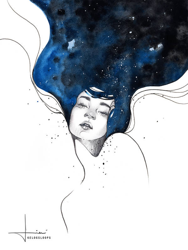 with her mind in space by kelogsloops