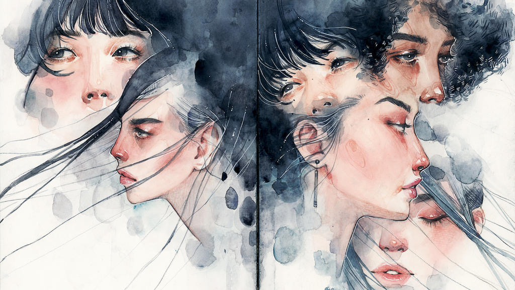 a page full of faces