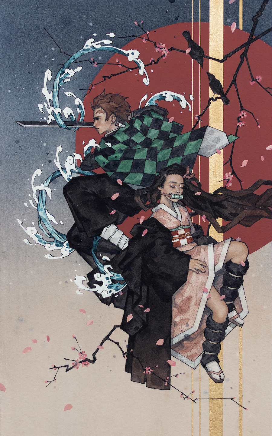 Demon Slayer Tanjiro And Nezuko Kamado By Kelogsloops On Deviantart Demon Slayer Tanjiro And Nezuko Kamado By Kelogsloops On Deviantart