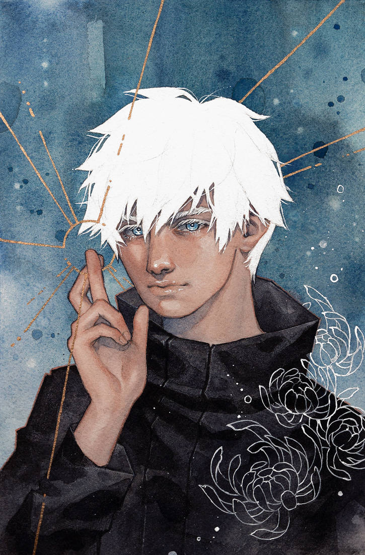 Gojo Satoru: Infinity by kelogsloops on DeviantArt