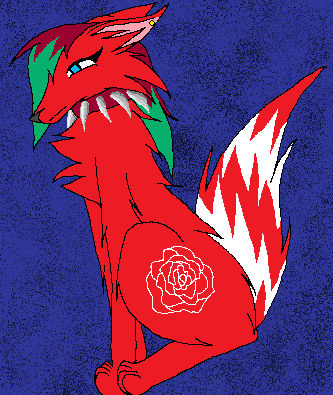 Demon Fox Roses Rose Fox by theourannezumi on DeviantArt