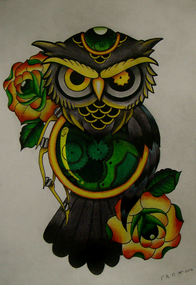 owl tattoo III