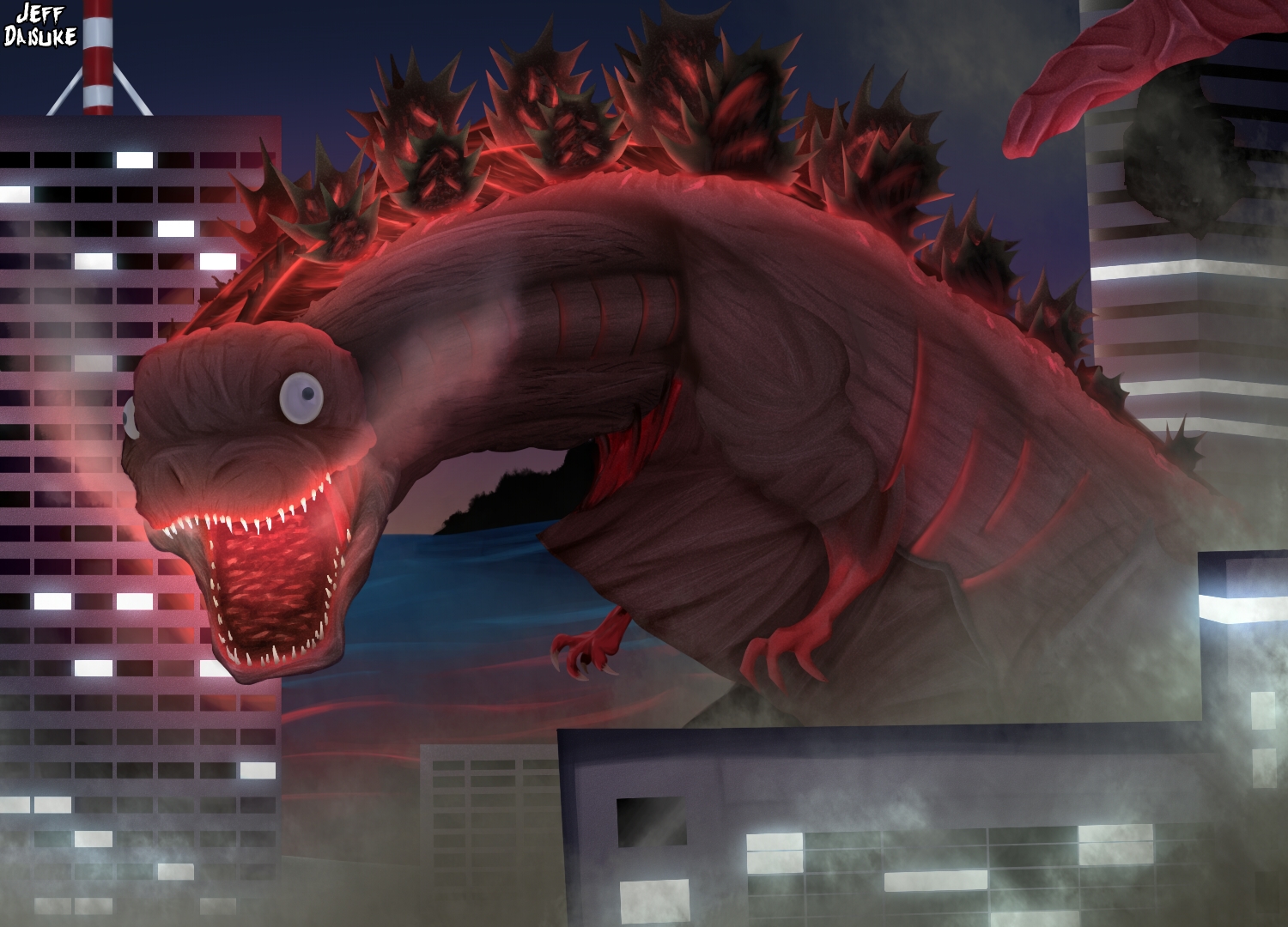 Shin Godzilla Third form by JeffSuduri on DeviantArt