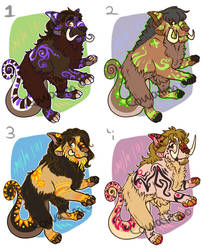 Uvolcheki Adoptables set 1