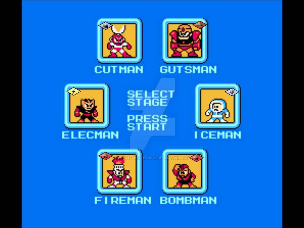 Mega Man 1 Bosses with Z-Crystals by ElecManLover2023 on DeviantArt