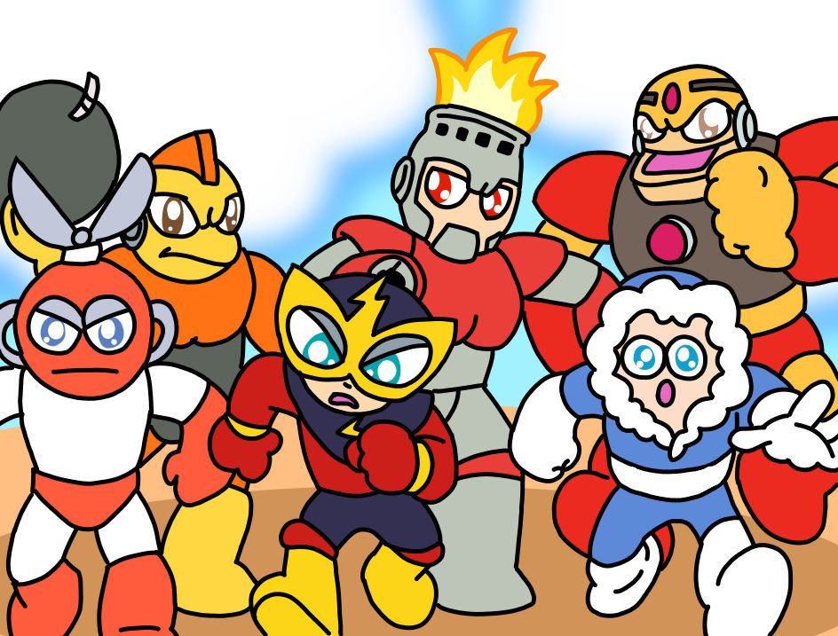Mega Man 1 Redraw by ElecManLover2023 on DeviantArt