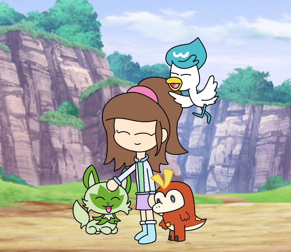 Meeting with the first partner Pokemon by ElecManLover2023 on DeviantArt