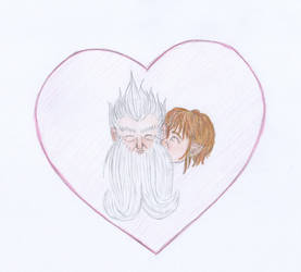 Bilbo nomming Balin's beard