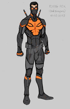 Dick Grayson FLYING FOX design 02 08 2017