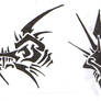 dragon heads of oragon tattos