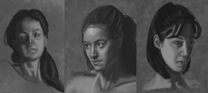 Assorted Portrait sketches