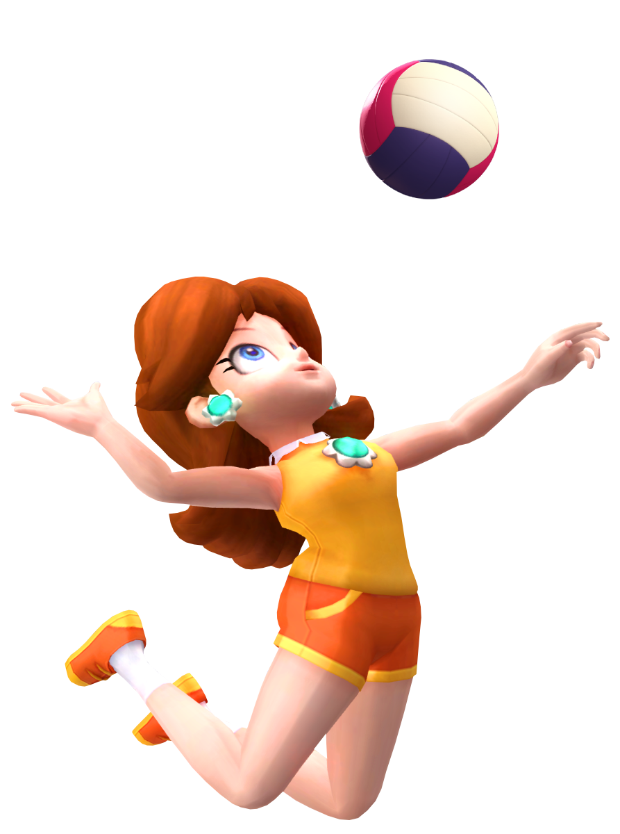Daisy Playing Volleyball by Daisy9Forever on DeviantArt