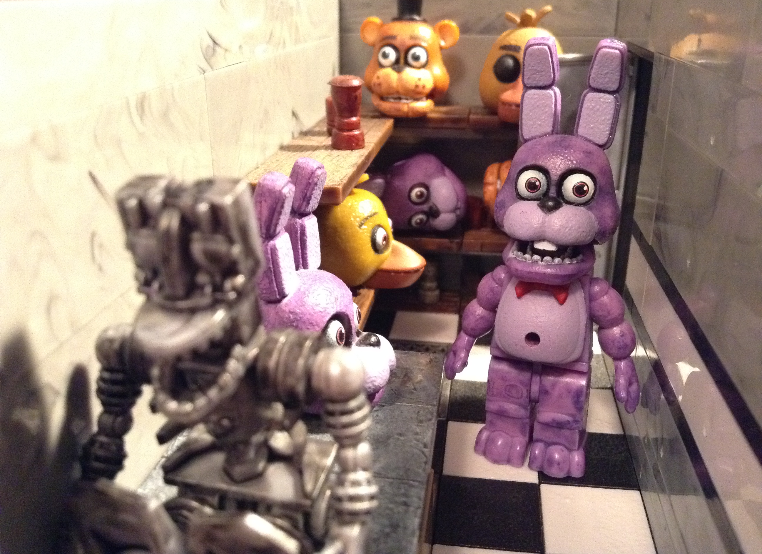 Mcfarlane Toys Toy Bonnie Lego Set Fnaf Mcfarlane Backstage On Sale