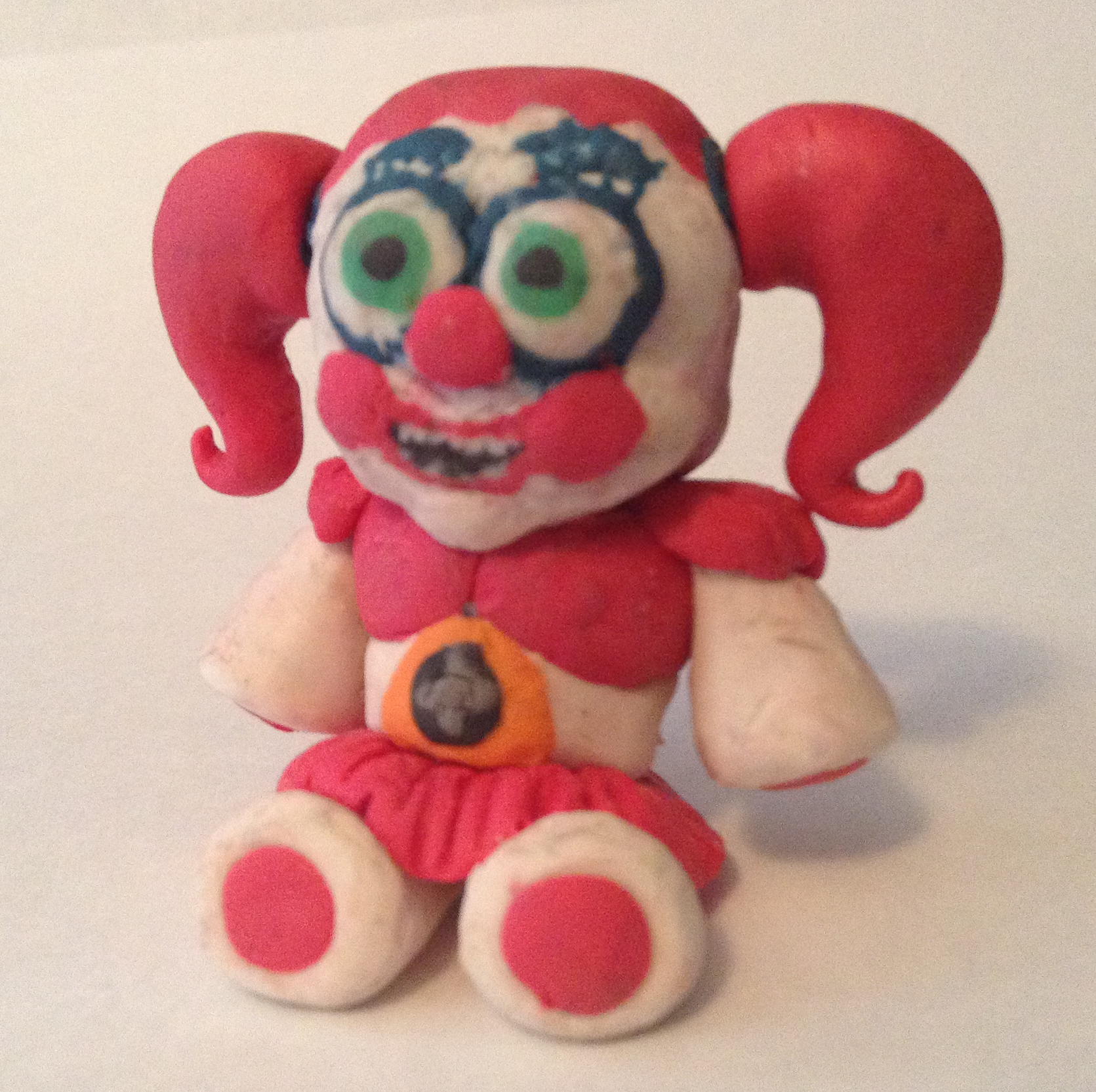 Circus Baby plush clay by crazycreeper529 on DeviantArt