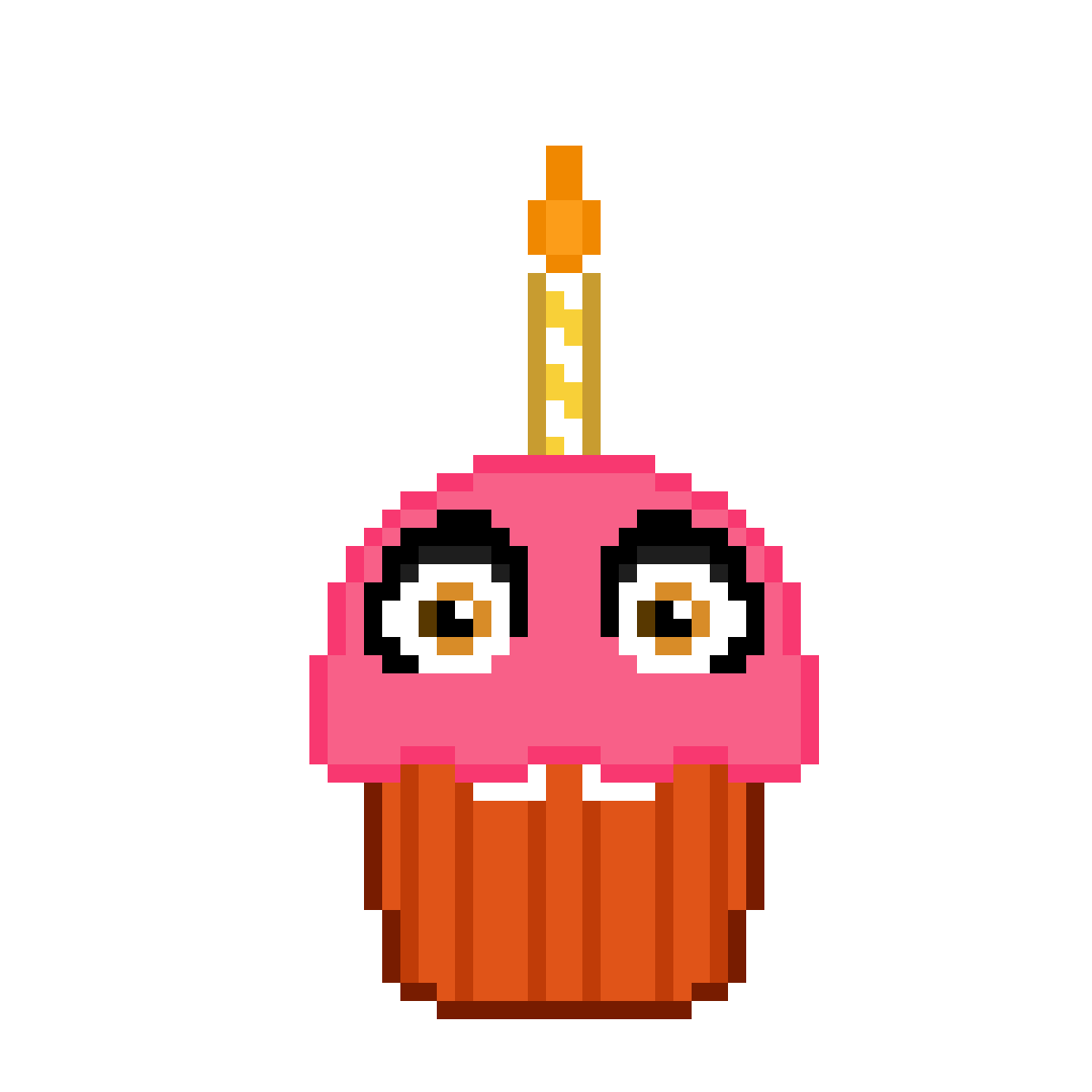 Fnaf Cupcake (pixel art) by crazycreeper529 on DeviantArt