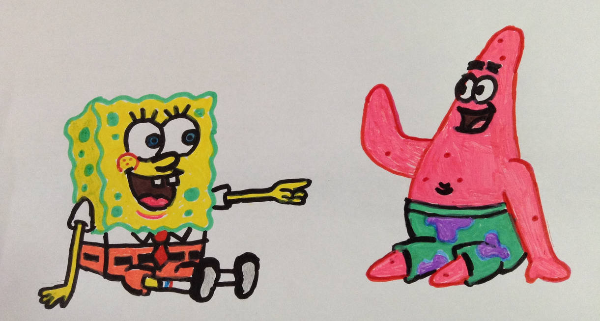 Spongebob Power Ranger Power Ranger Patrick SpongeBob and Patrick by crazycreeper529 on DeviantArt