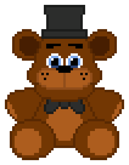 Pixilart - Freddy FNAF 1 by ADAX1