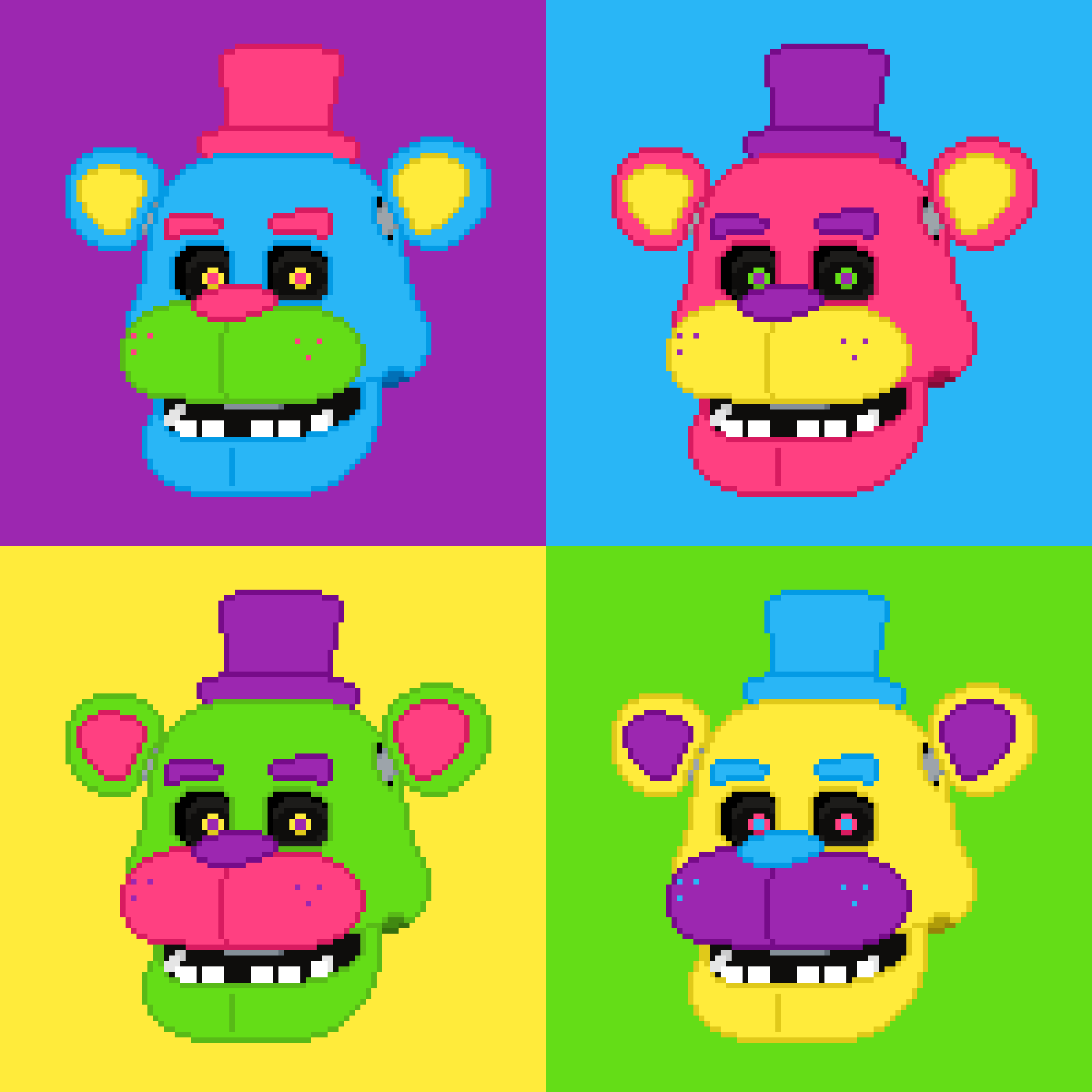 Five nights at freddy's blacklight on sale