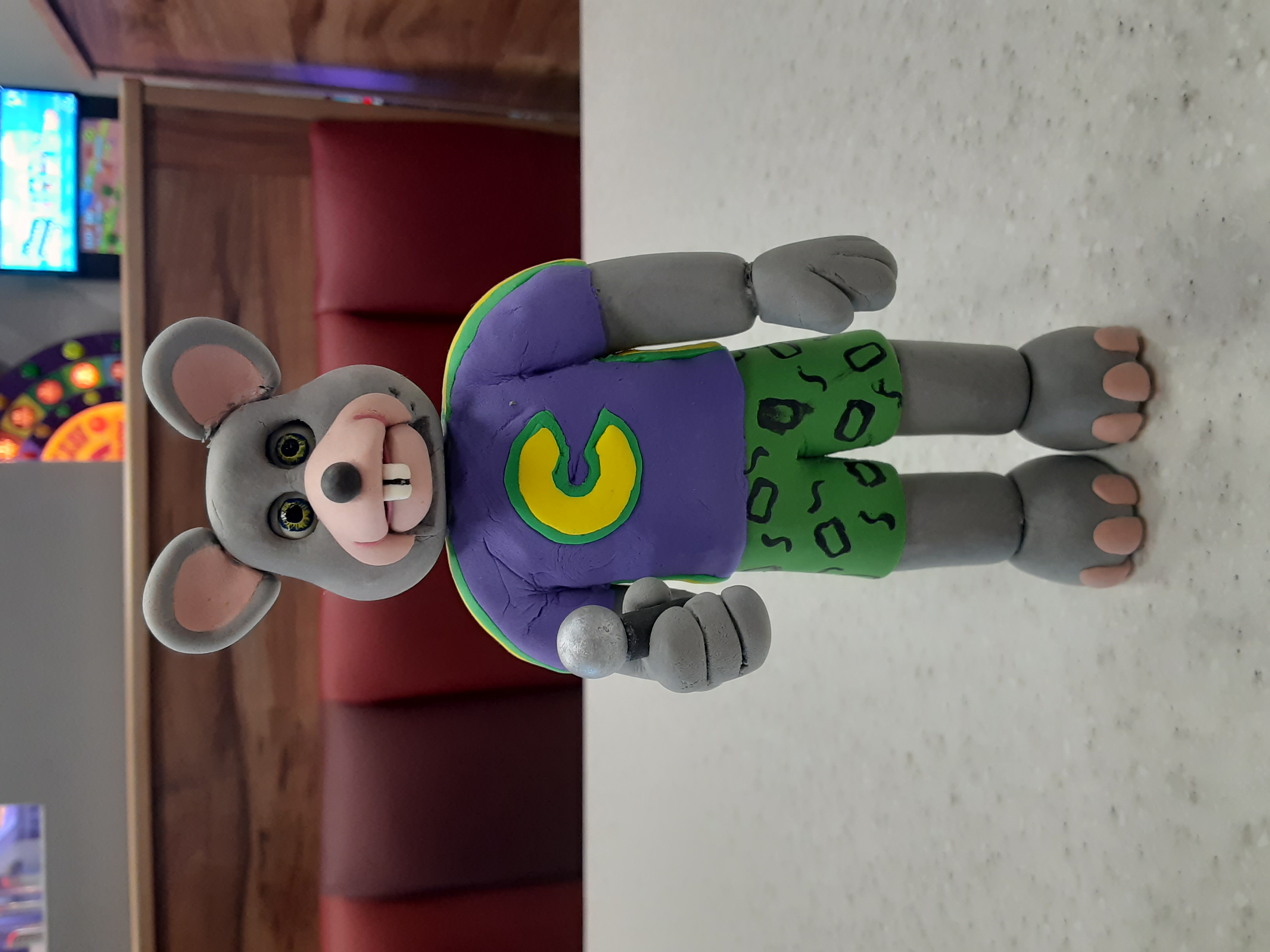 Cyberamic Chuck E. (clay) by crazycreeper529 on DeviantArt