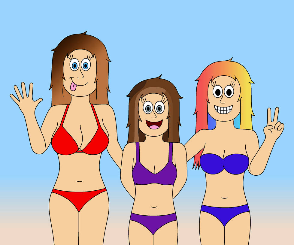 Vector illustration for national bikini day. underwear women cartoon