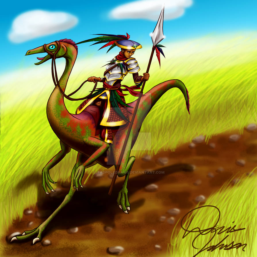 Dinosaur Raptor Rider AP Art- Rider of Dinosaurs by TadpoleDraws on DeviantArt