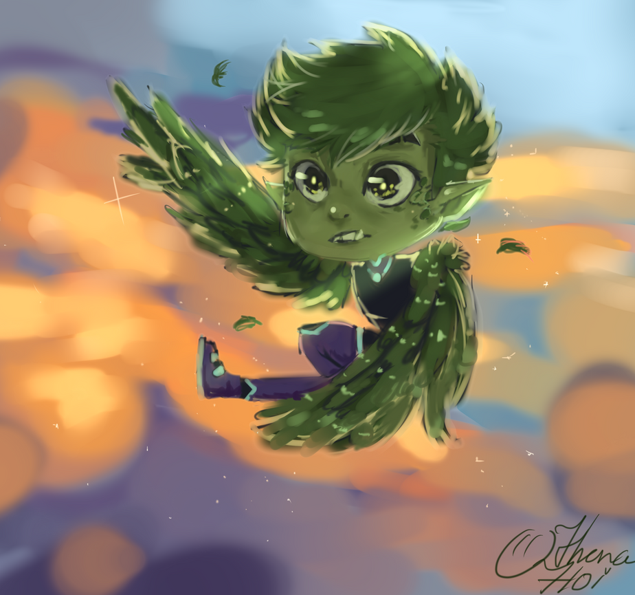 Beast Boy transformation by ThenaHoiArt on DeviantArt