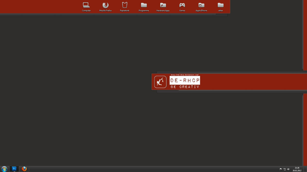 desctop screen 02/12 selfmade by de-rhcp on DeviantArt