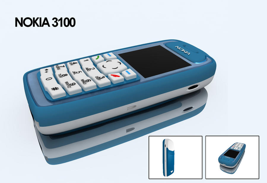 NOKIA 3100 3d vray by osmanassem