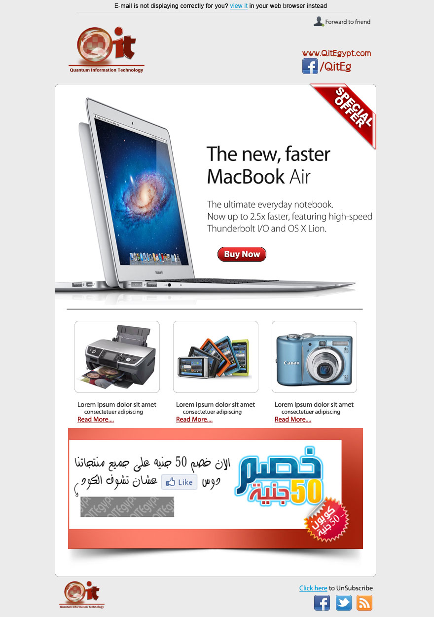 QIT Egypt newsletter by osmanassem