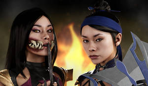 MK11 Kitana / Mileena Render