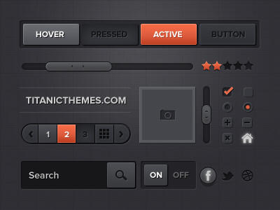 Deviantart Ui ui design kit - dark by DaJyDesigns on DeviantArt
