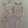 .:Amy and Rouge in Sassy School Girls:.