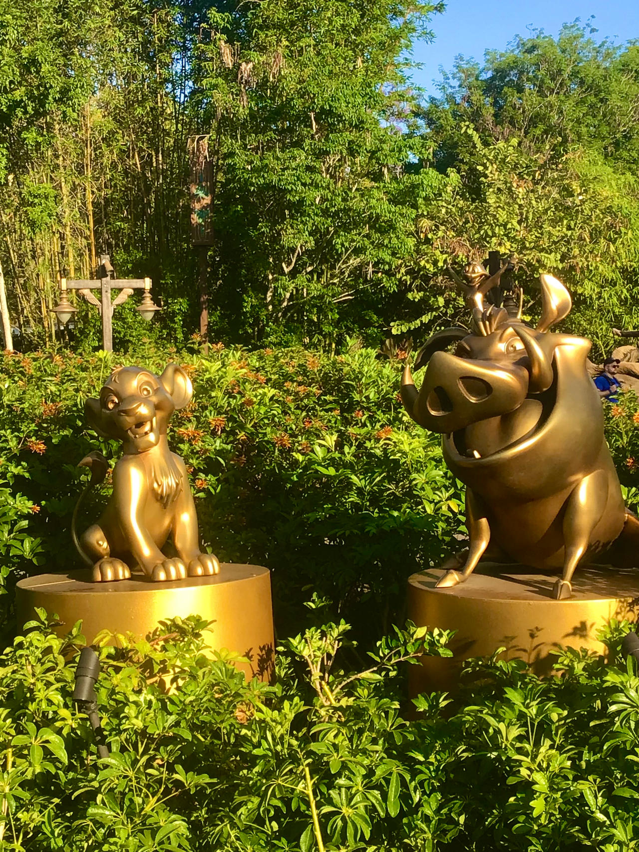 Simba Gold Statue Simba Timon and Pumbaa Statue by CottonCatTailToony on DeviantArt