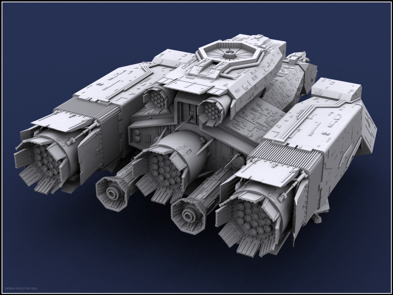 NOSTROMO 3D Studio Model view2