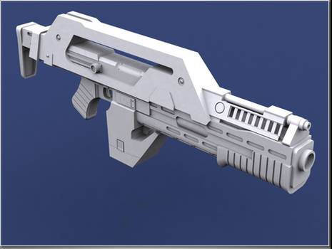 PULSE RIFLE 3D Studio Model