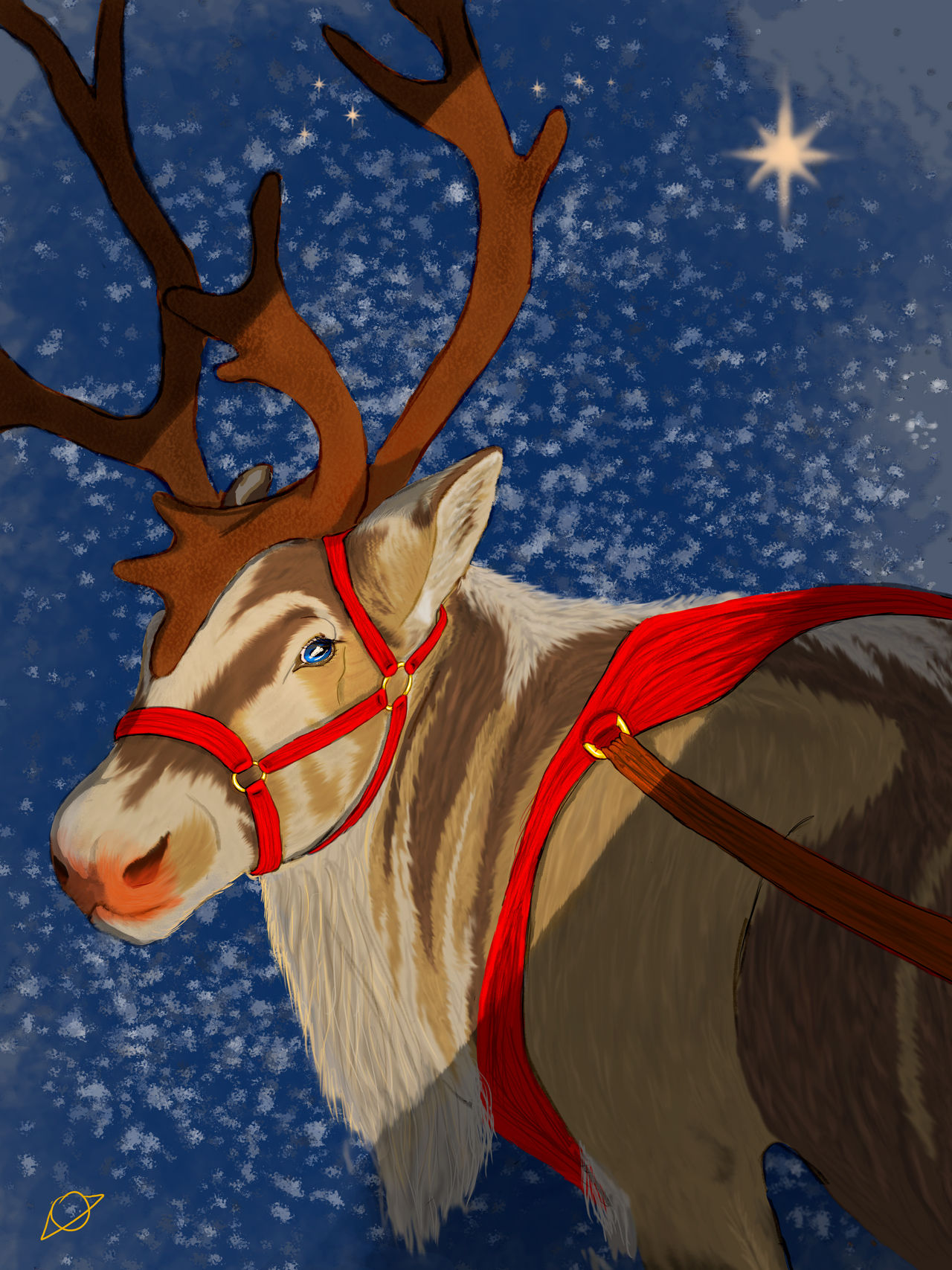 Rudolph the red nosed reindeer by madugoees on DeviantArt