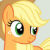 Pony Applejack Happy Emoticon.