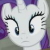 Pony Rarity Surprised Emoticon.