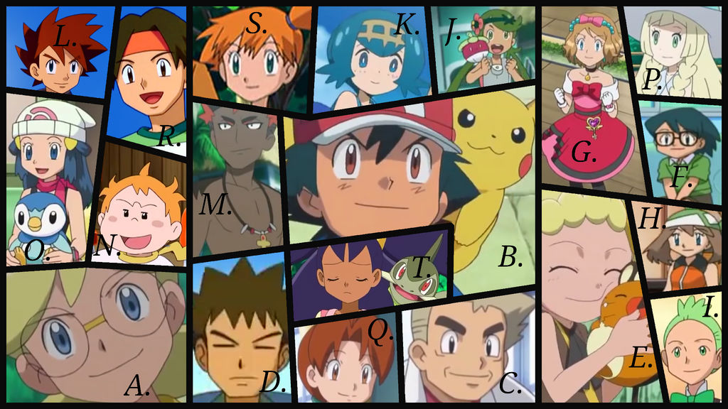 Pokemon Character Array Pokemon Character Collage. by catdragon4 on DeviantArt