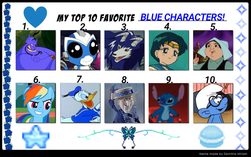 Blue Rings Character My Top 10 Favorite Blue Characters. by catdragon4 on DeviantArt