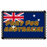 Pray For Australia Stamp.