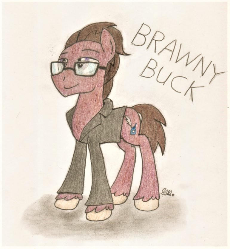 Brawny Buck (Brony Analyst) by BrogarArts on DeviantArt