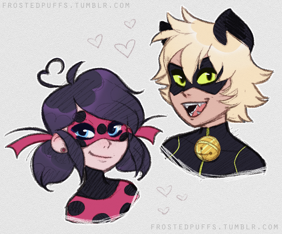 Ladybug and Chat Noir by majuandrad on DeviantArt